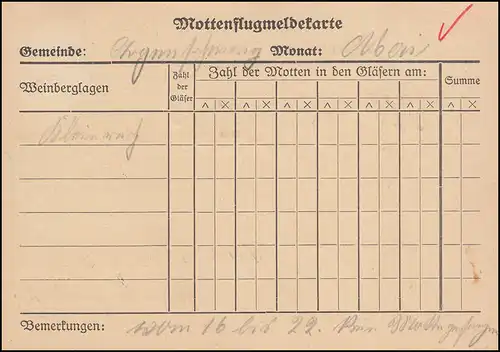 Pays-Bas Argenschwang sur Bad Kreuznach, Service carte de vol de motte, 24.5.38