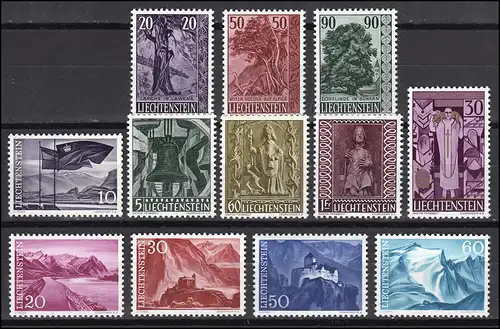 377-388 Liechtenstein Jahrgang 1959 komplett, postfrisch