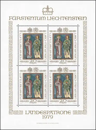 734 Cartouches nationales - Saint Lucius et Saint Florinus 1979, Petit arc