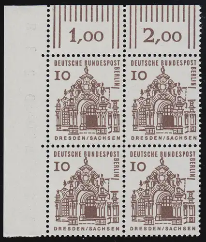 242 structures petites 10 pf Eck Vbl. ol ** post-fraîchissement