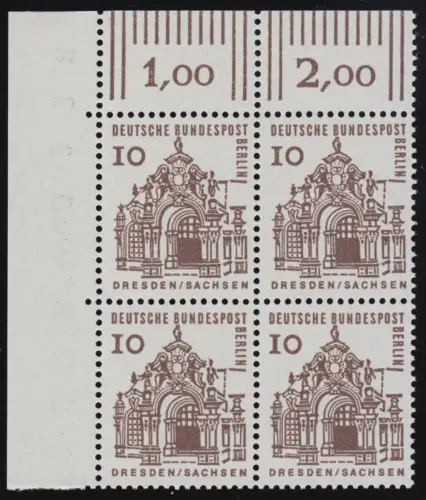 242 structures petites 10 pf Eck Vbl. ol ** post-fraîchissement