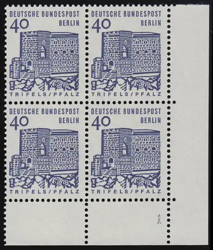 245 structures petites 40 pf Eck Vbl. ur numéro de forme FN1 ** frais de port