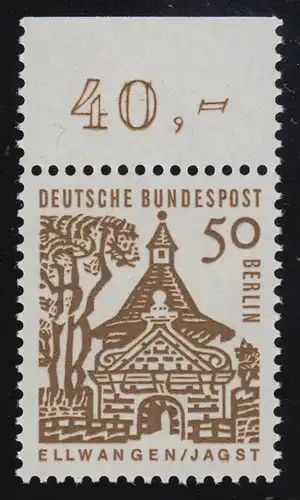 246 Bauwerke klein 50 Pf Oberrand ** postfrisch