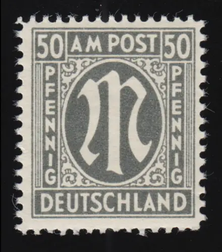 Bizone 32aCz AM-Post 50 Pf., postfrisch **