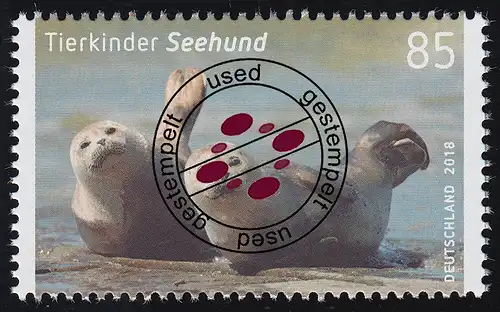 3353 Tierkinder Seehund (Heuler), gestempelt O