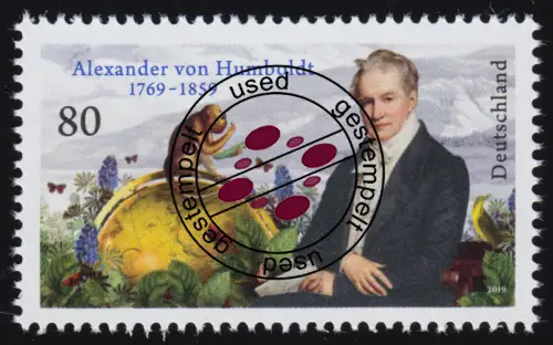 3492 Alexander von Humboldt, gestempelt O