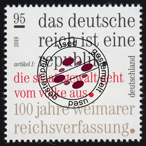 3488 Weimarer Reichsverfassung, O
