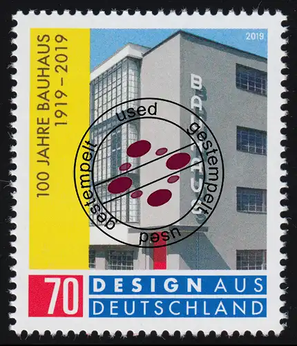 3453 Jubiläum 100 Jahre Bauhaus, O