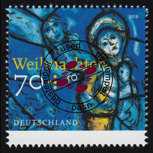 3418 Weihnachten 2018 - Kirchenfenster, O