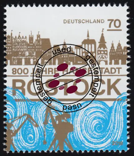 3395 Jubiläum 800 Jahre Hansestadt Rostock, O