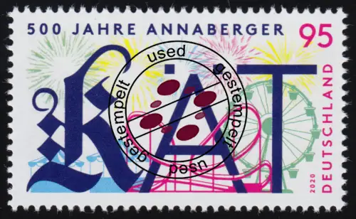 3547 Jubiläum 200 Jahre Annaberger KÄT, gestempelt O