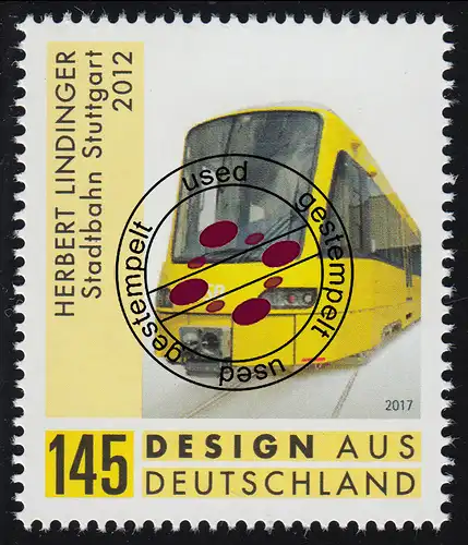 3349 Design aus Deutschland Stadtbahn Stuttgart, nassklebend, O