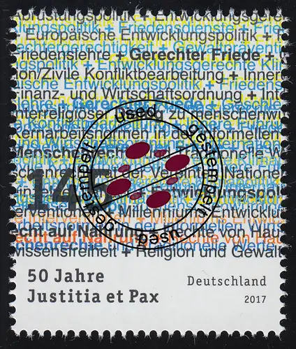 3339 Gerechtigkeit und Frieden - Justitia et Pax, O