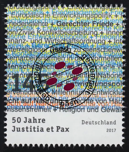 3339 Gerechtigkeit und Frieden - Justitia et Pax, O