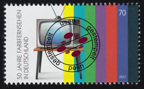 3329 Jubiläum 50 Jahre Farbfernsehen, O