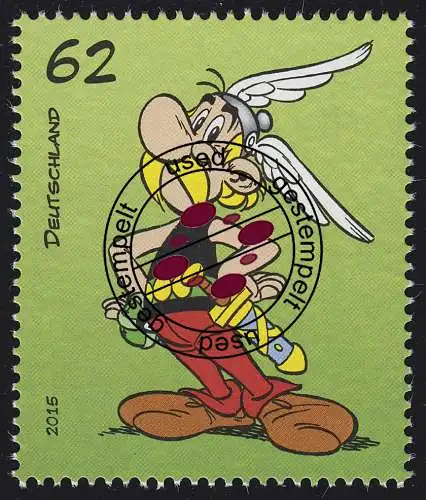 3176 Asterix 62 Cent aus Block 80 Asterix - Dorfalltag O