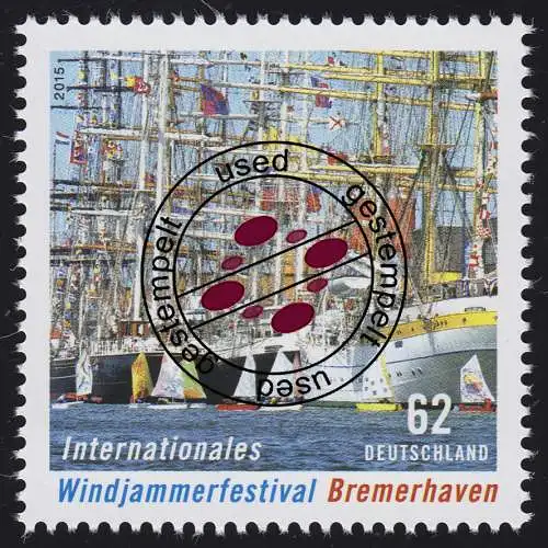 3172 Windjammerfestival Bremerhaven O gestempelt