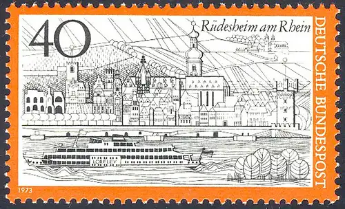 762 Tourisme Rüdesheim 40 Pf