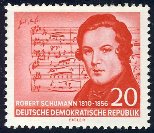 542 Robert Schumann 20 Pf **