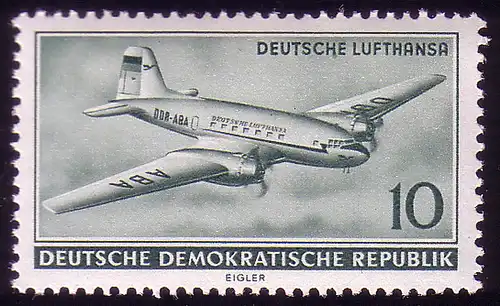 513 Luftverkehr 10 Pf ** postfrisch