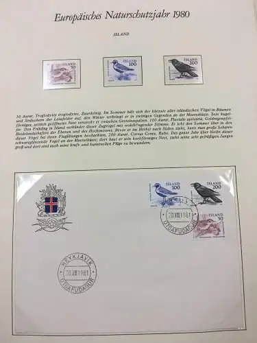 Année européenne de la protection de l'environnement 1980 - en deux formulaires, ** / FDC