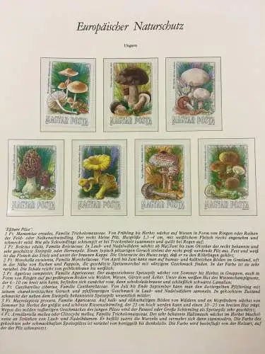 Europäisches Naturschutzjahr 1980 - in zwei Vordruckalben, ** / FDC