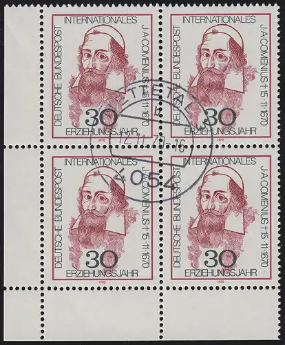 656 Année scolaire J.A. Comenius: ER-Vbl. en bas à gauche, ET-O NETTETAL 12.11.1970