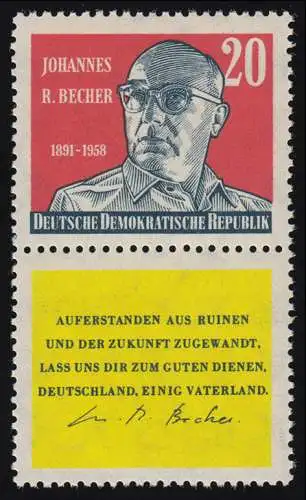 732 Johannes Robert Becher ** postfrisch