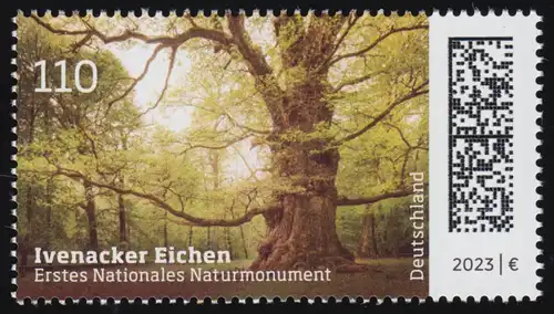 3775 Ivenacker Eichen - Erstes Nationales Naturmonument, postfrisch ** / MNH