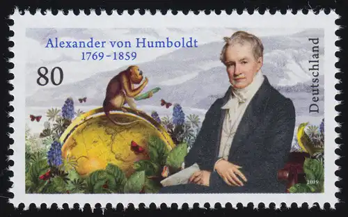 3492 Alexander von Humboldt, ** postfrisch