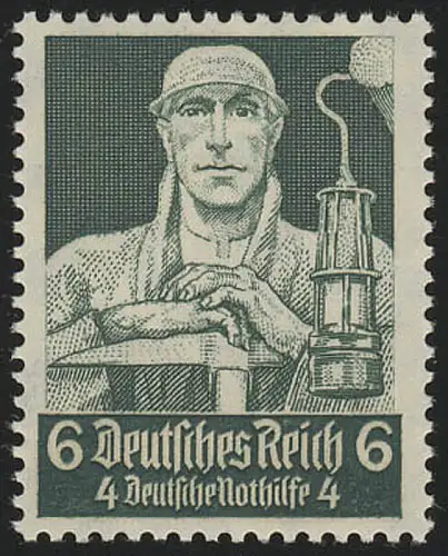 559 Nothilfe Berufsstände Bergmann 6 Pf, postfrisch **