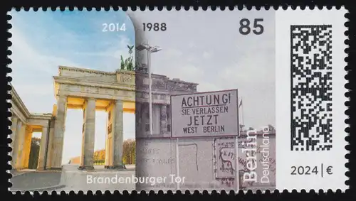 3808 Voyage dans le temps Allemagne - Berlin, frais de port **/MNH