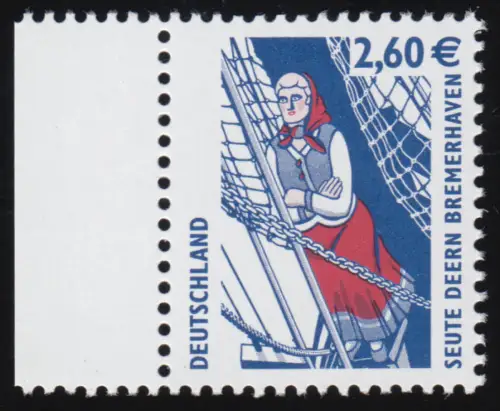 2322 SWK 2,60 Euro Seute Deern mit Rand aus 10er-Bogen, **