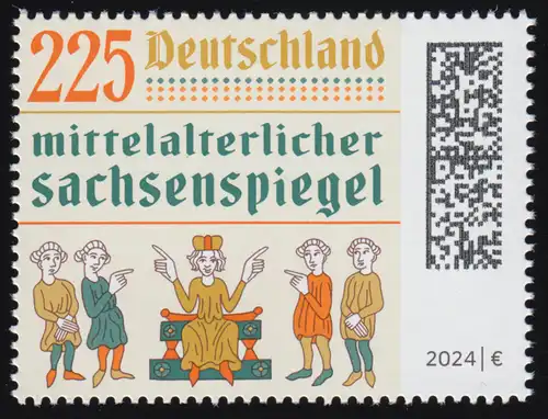3815 Sachsenspiegel, postfrisch **/MNH