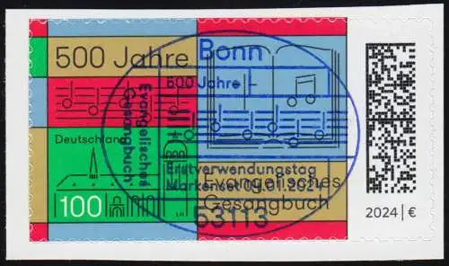 3810 Evangelisches Gesangbuch, selbstklebend, EV-O Bonn