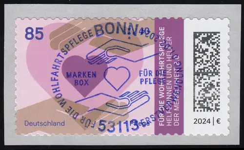 3816 Helfer - Pflege, selbstklebend, mit UNGERADER Nummer, EV-O Bonn