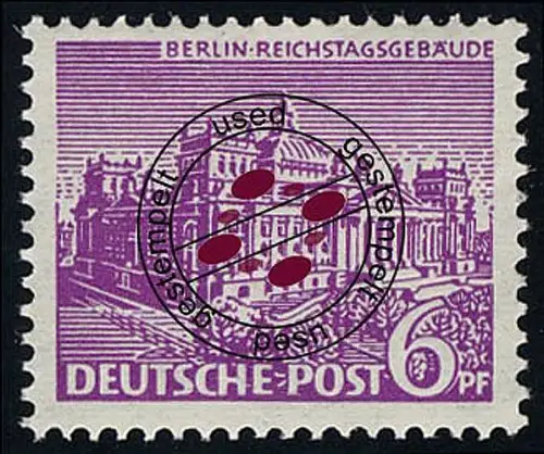 45 Berliner Bauten 6 Pf, gestempelt O