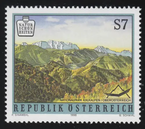 2242 Naturschönheiten Österreichs: Nationalpark Kalkalpen, 7 S postfrisch **