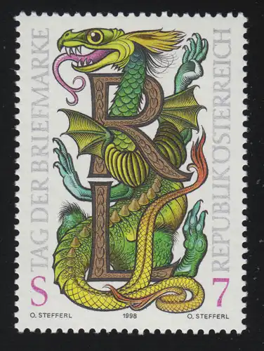 2260 Jour du timbre, paires de lettres "R" et "L," 7 S, frais de port **