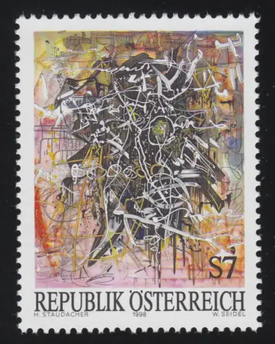 2268 Moderne Kunst Österreichs (XXIV), Mein Garten Gemälde Staudacher, 7 S **