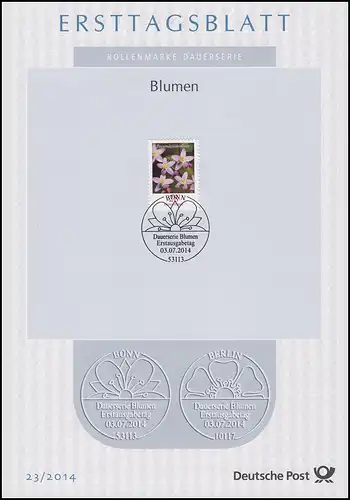 ETB 23/2014 Blumen, Tausendgüldenkraut 28 Cent