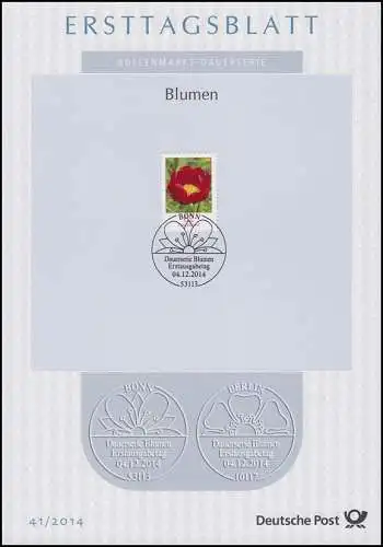 ETB 41/2014 Fleurs, Pentecôte 62 centimes