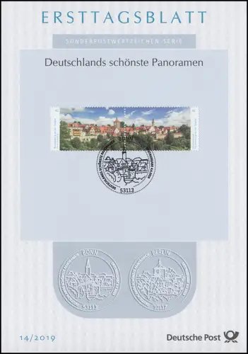 ETB 14/2019 Les plus beaux panoramas d'Allemagne: Rothenburg ob der Tauber