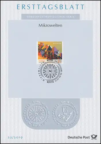 ETB 22/2019 Micro-univers: Palladium