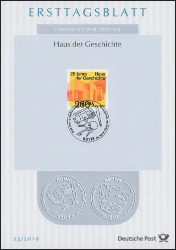 ETB 23/2019 Fondation Maison de l'histoire de la République fédérale d'Allemagne