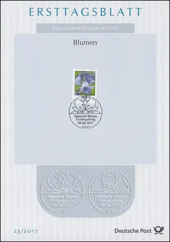 ETB 23/2017 Blumen, Hasenglöckchen 20 Cent
