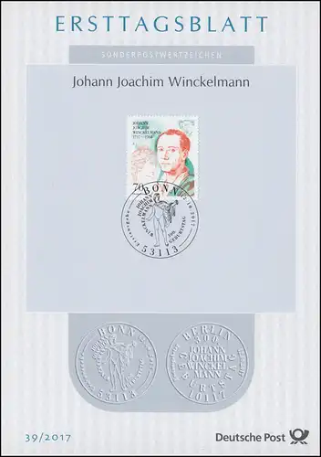 ETB 39/2017 Johann Joachim Winckelmann, Archäologe