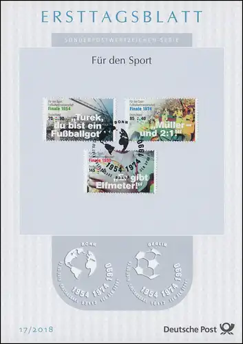 ETB 17/2018 Sport, Fußball, Finale