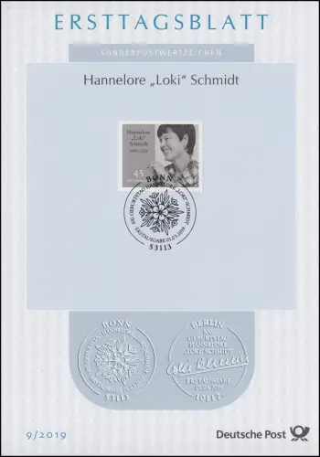 ETB 09/2019 Hannelore "Loki" Schmidt