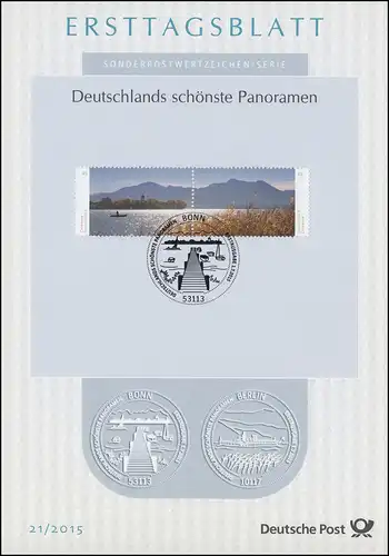 ETB 21/2015 Allemagne plus belles panorames, lac Chiem et île des femmes